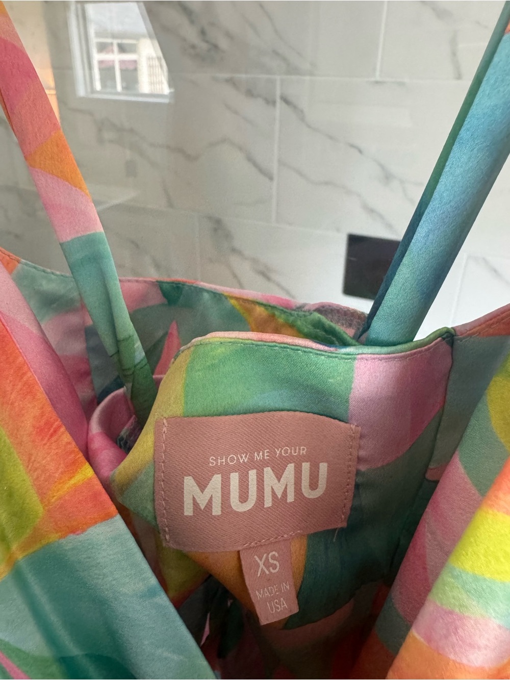Show Me Your MuMu Pastel Multicolor Midi Dress - Picture 5 of 5